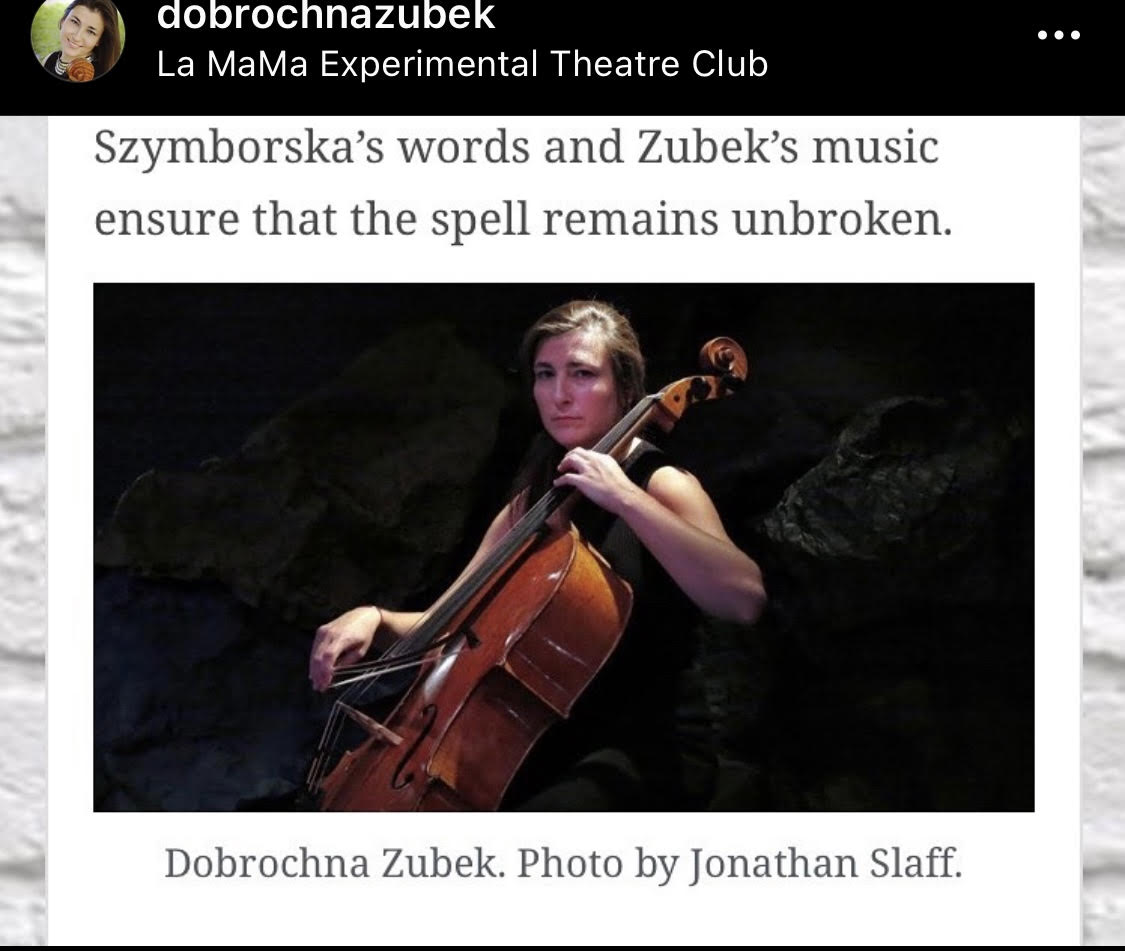 Cellist for hire - Dobrochna Zubek